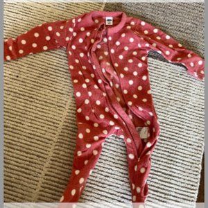 🤍4/$25 Baby fleece polka dot pajamas